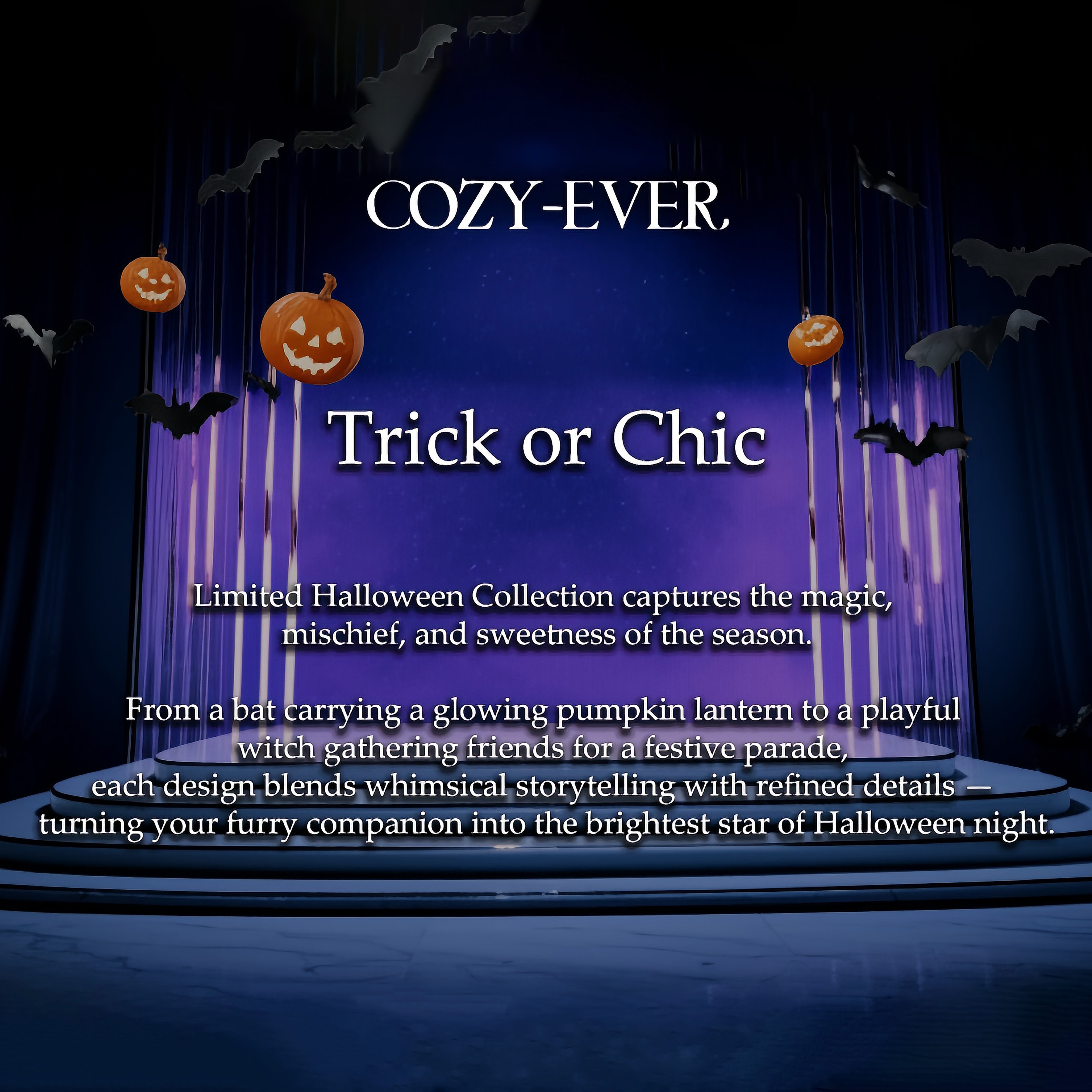 COZY-EVER 2025 Halloween Limited “Trick or Chic” Collection: The Stories of Noctis Gourd & Luna Hexa