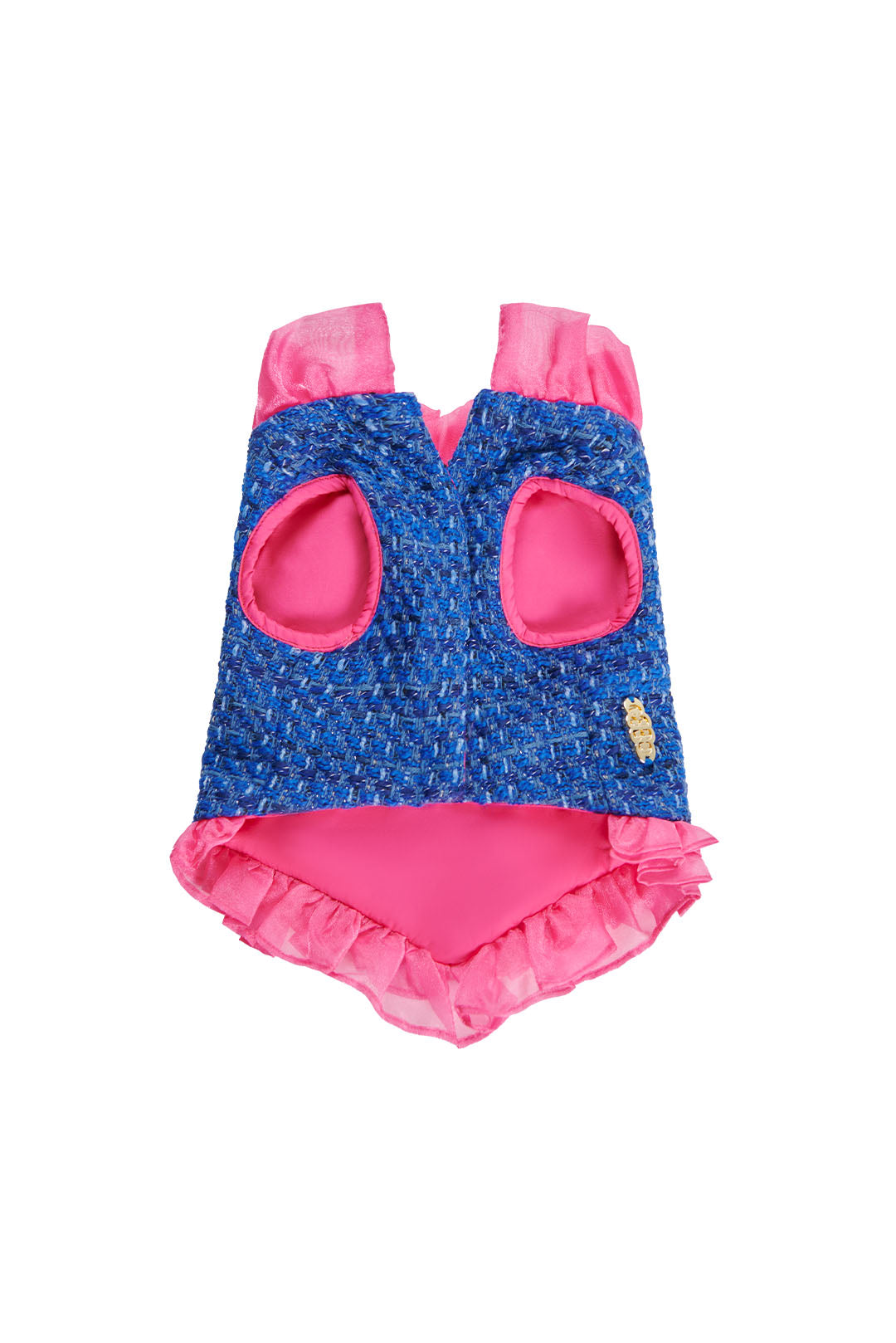 Deep Blue Tweed & Eternal Heart Design Petwear|COZY-EVER