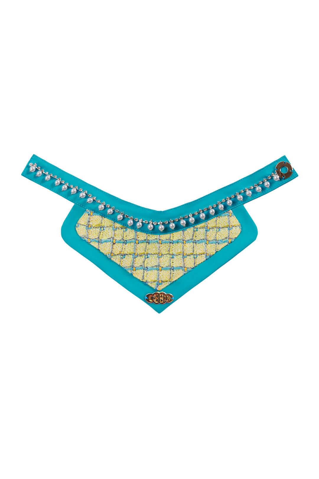 The Atlantis Hull Pet Bib – Tweed & Pearl Heart Design - COZY-EVER