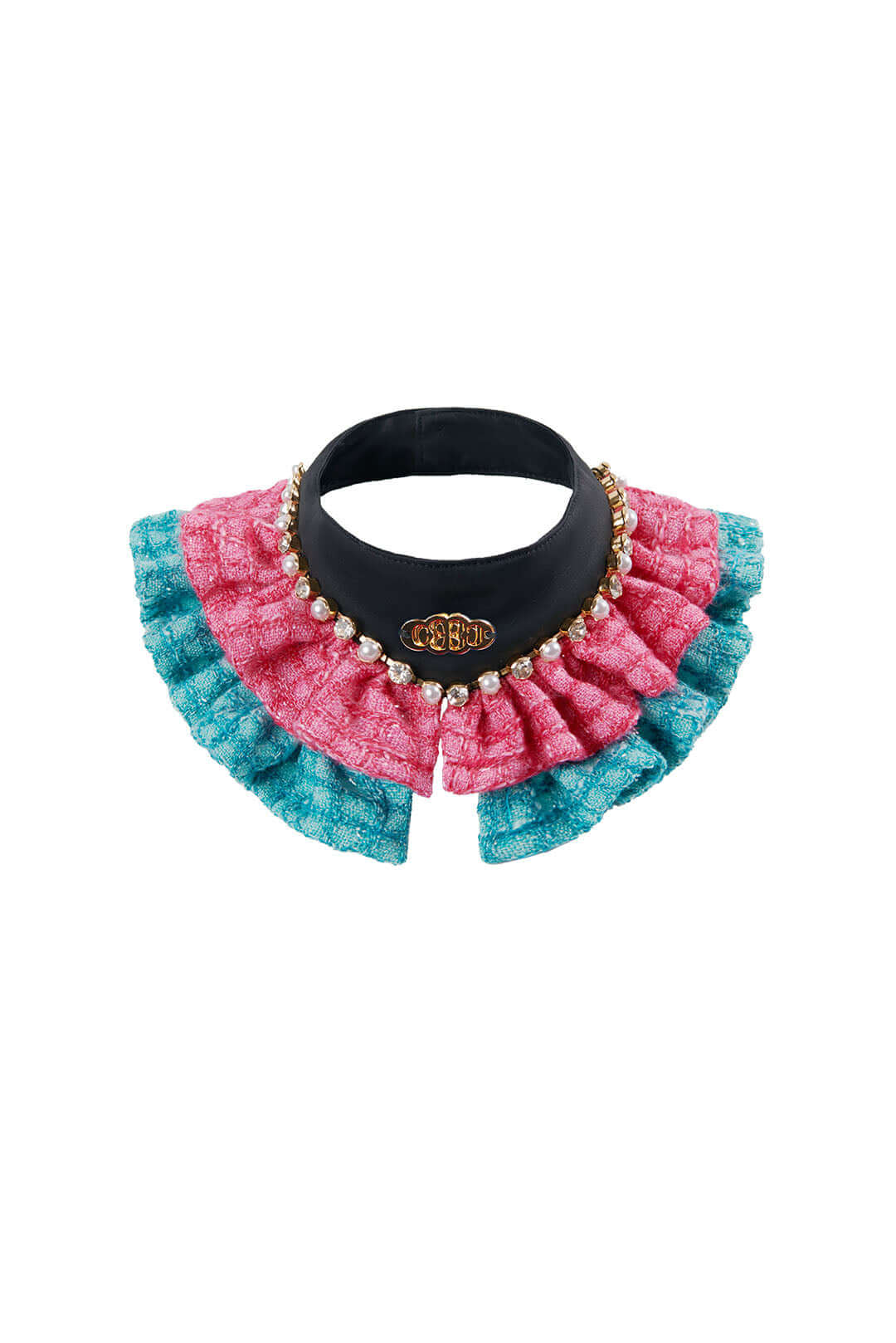 The Atlantis Romance Pet Bib – Tweed & Lace Elegance - COZY-EVER