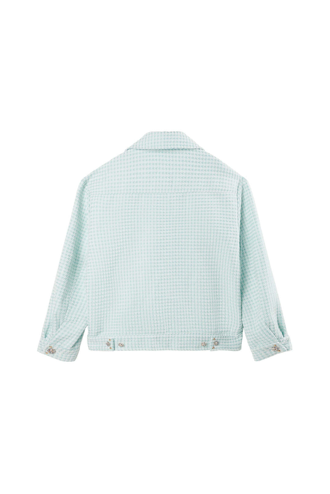 The Atlantis Artesia Lumivelle Tweed Jacket – Blue Gem & Studded Custom - COZY-EVER