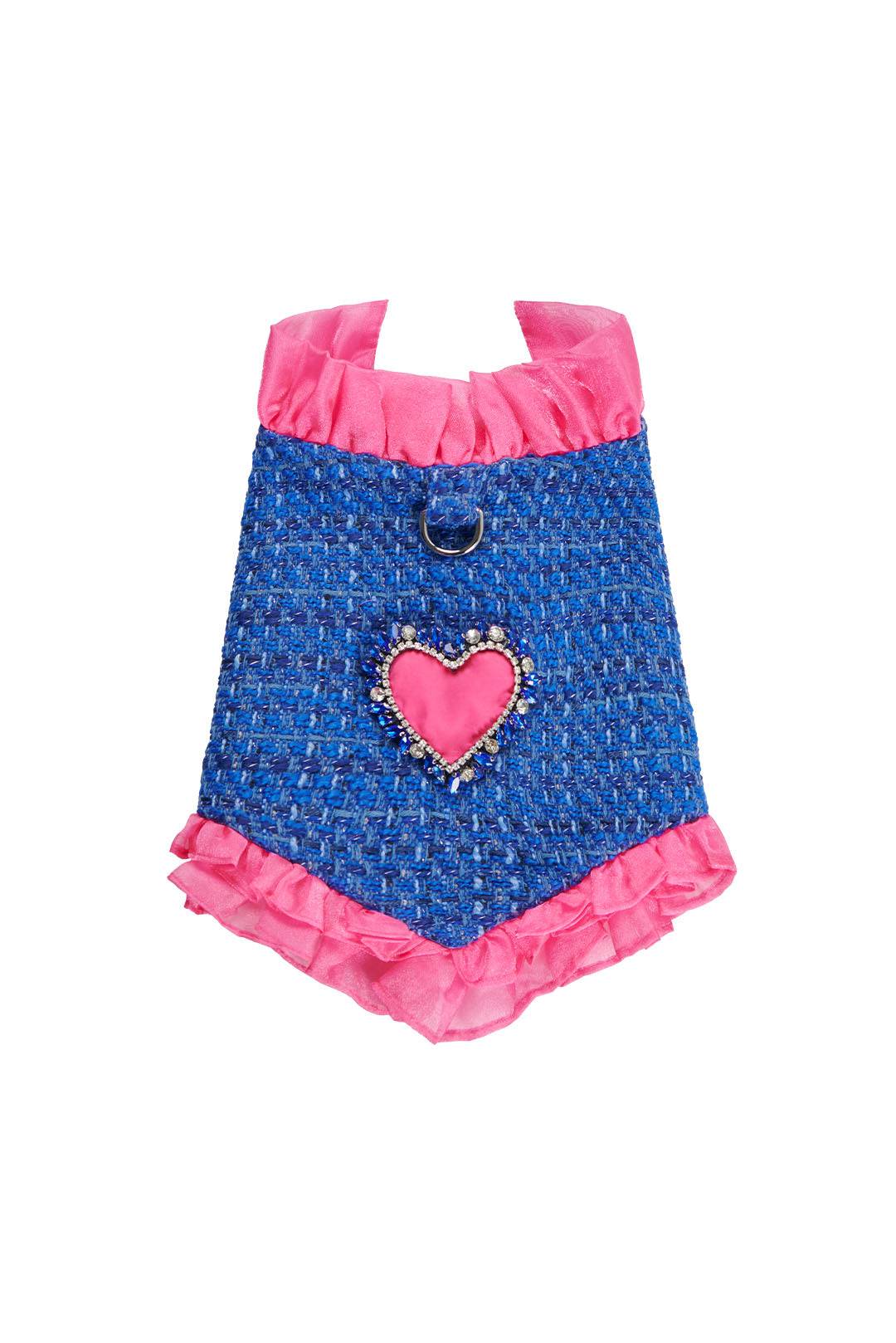 Deep Blue Tweed & Eternal Heart Design Petwear｜COZY-EVER