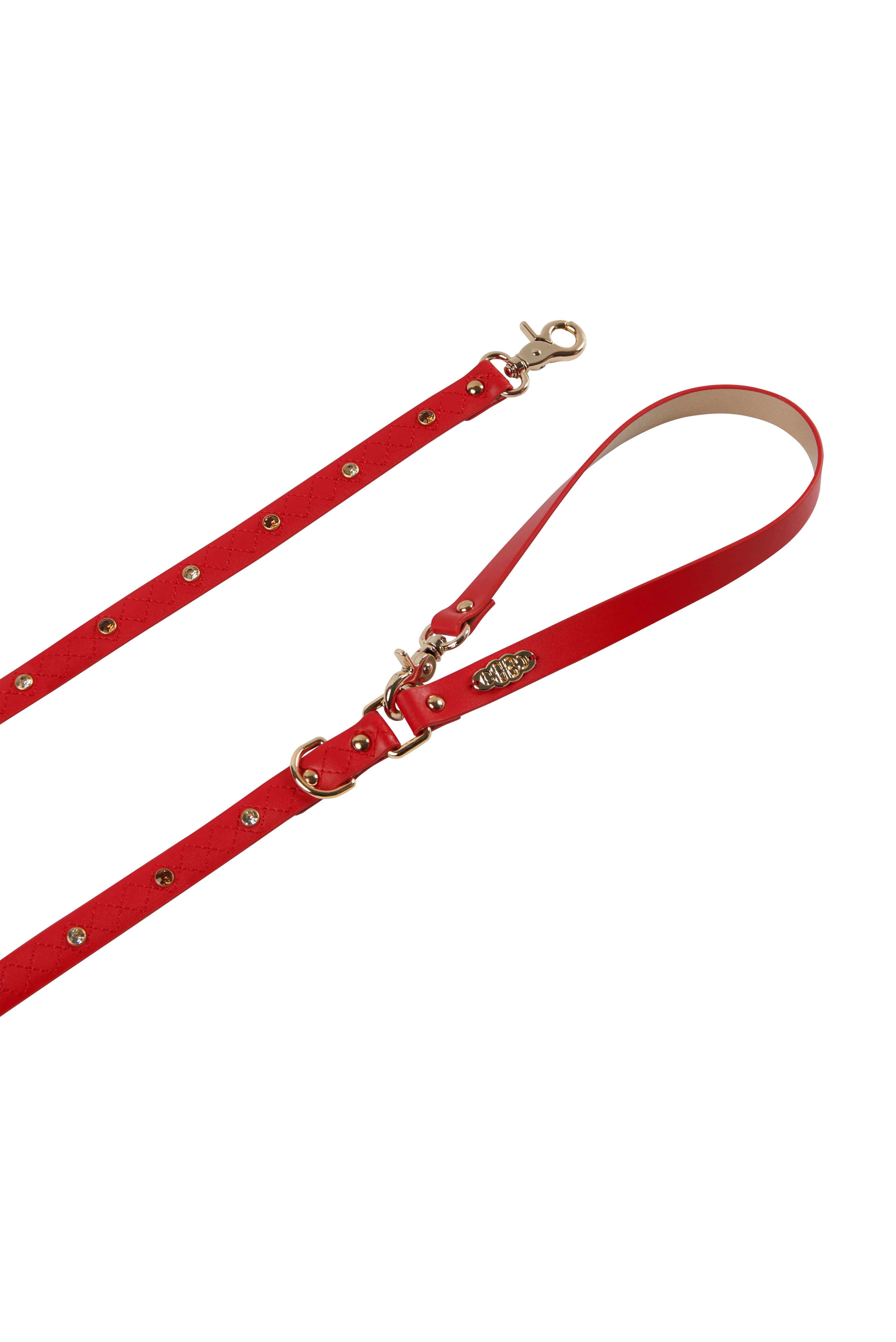The Atlantis Heartbeat Miracle Leashs - Red Leather