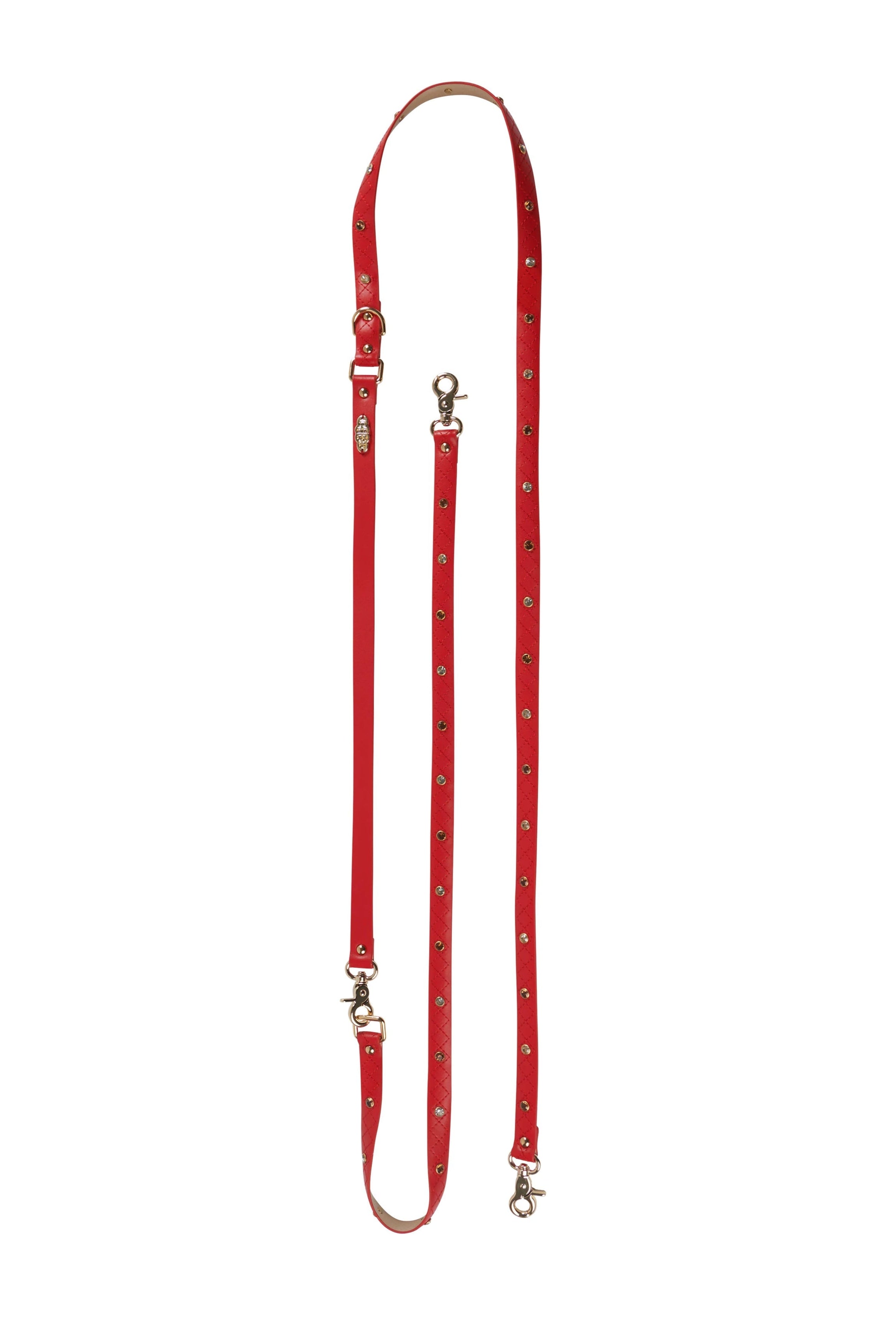 The Atlantis Heartbeat Miracle Leashs - Red Leather