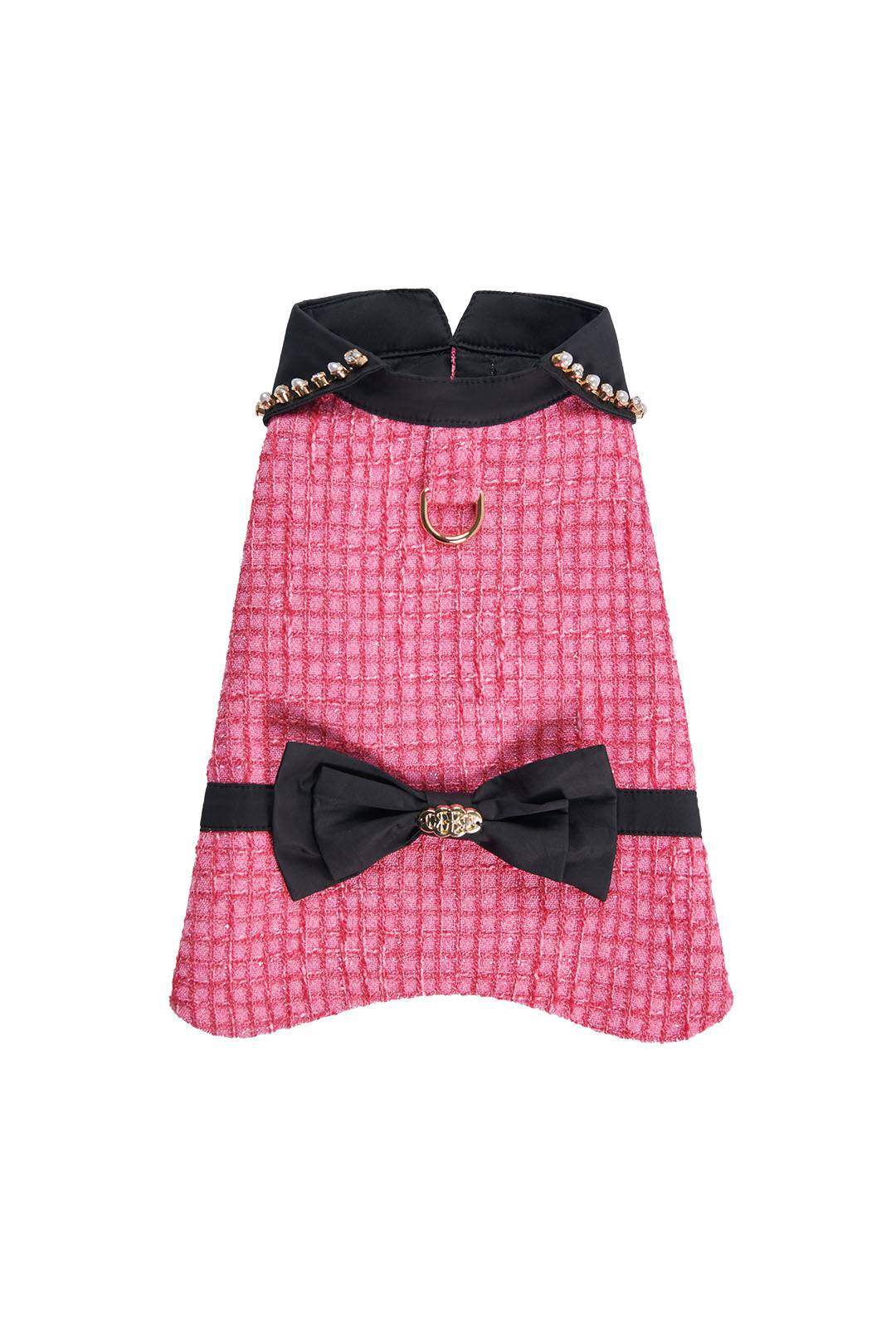 Tweed & Sparkling Rhinestone Chain Petwear｜COZY-EVER