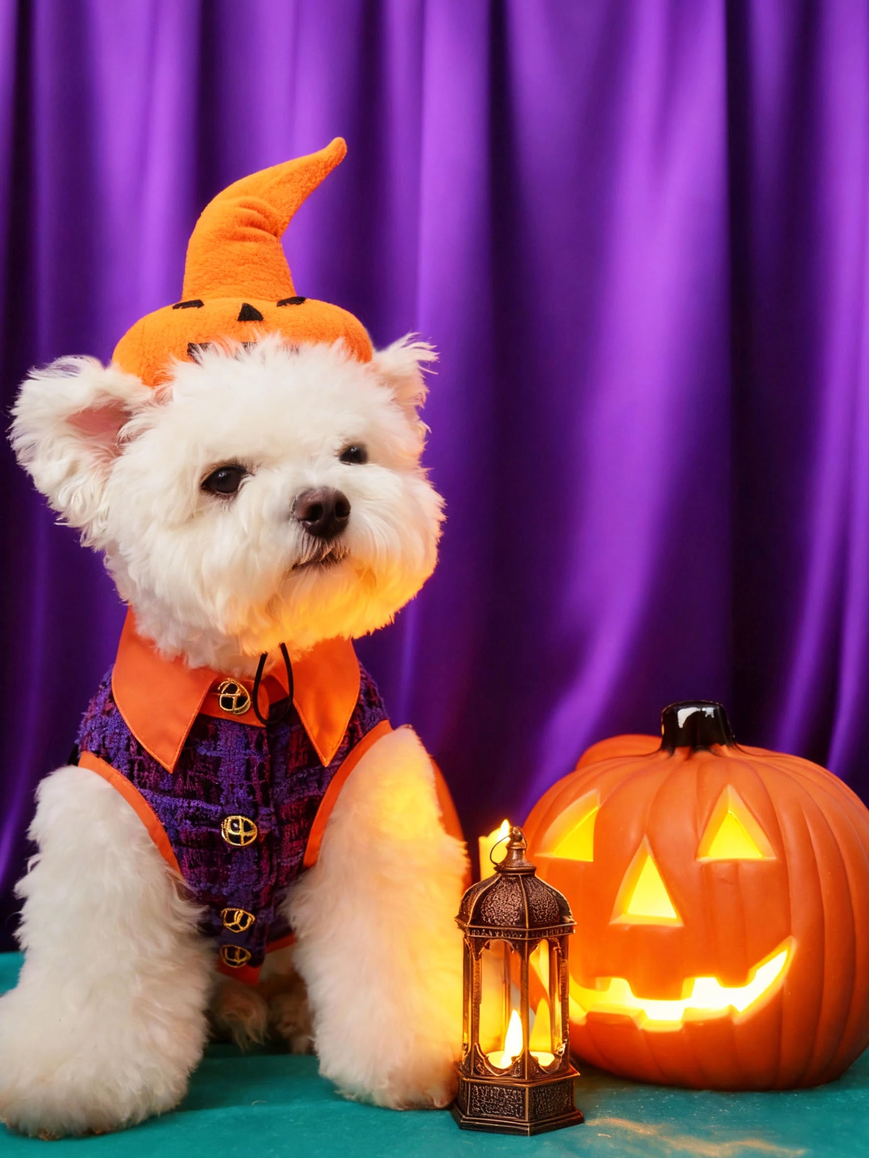 Noctis Gourd ｜Trick or Chic Limited Pet Apparel with Matching Hat Set