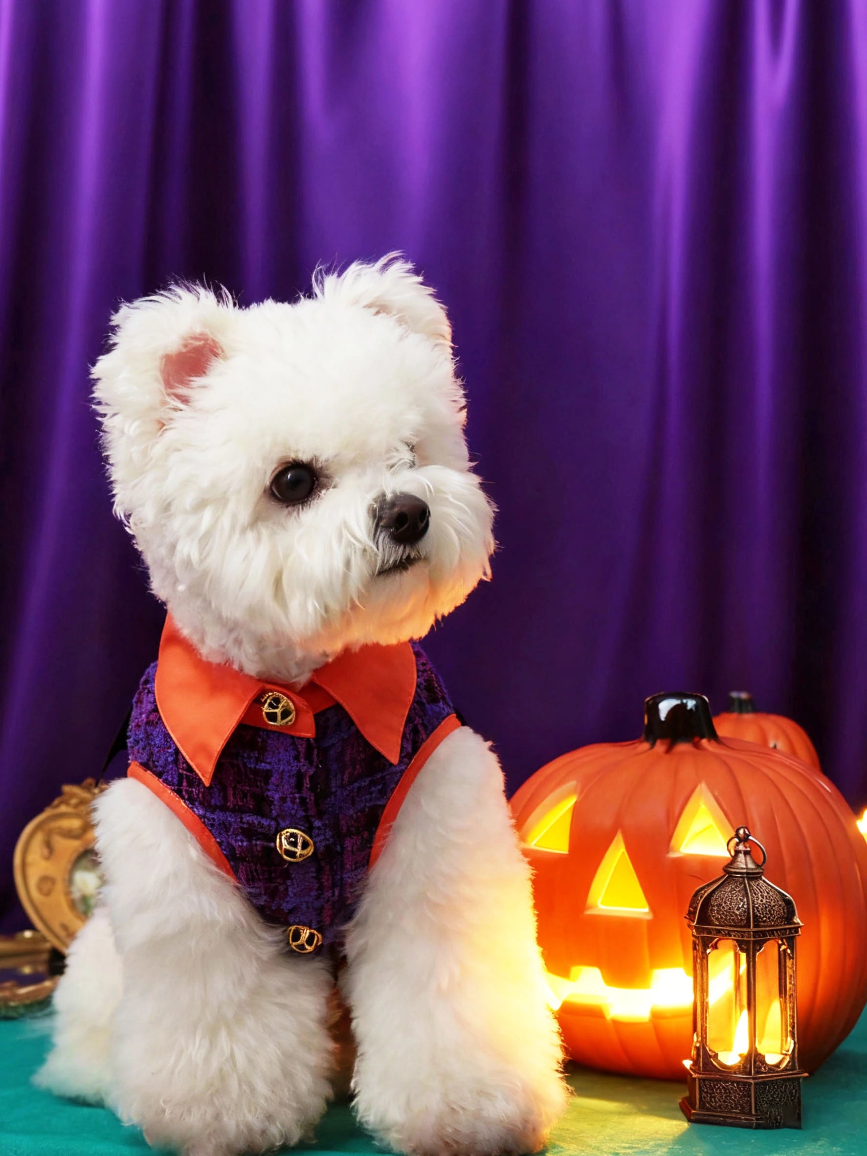 Noctis Gourd ｜Trick or Chic Limited Pet Apparel with Matching Hat Set