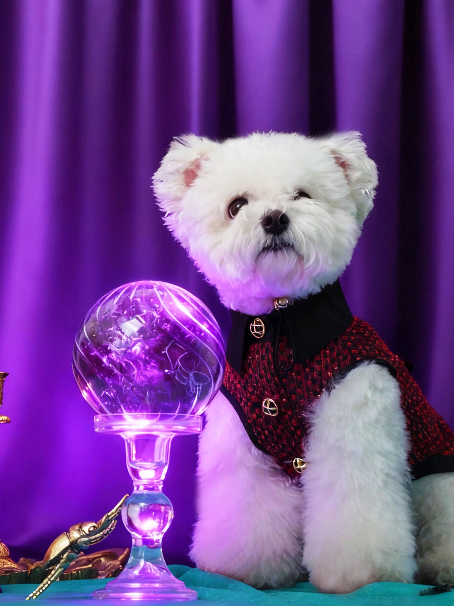 Luna Hexa ｜Trick or Chic Limited Pet Apparel with Matching Hat Set