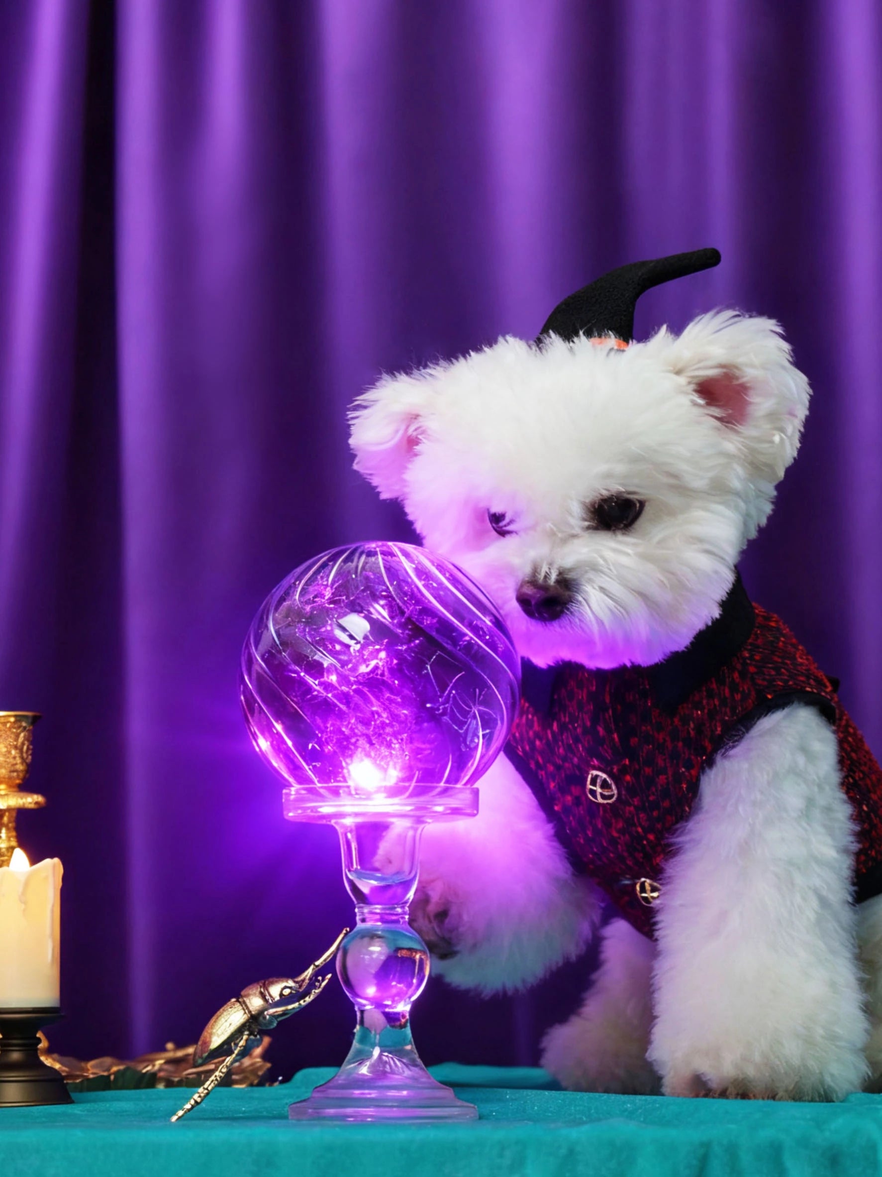Luna Hexa ｜Trick or Chic Limited Pet Apparel with Matching Hat Set