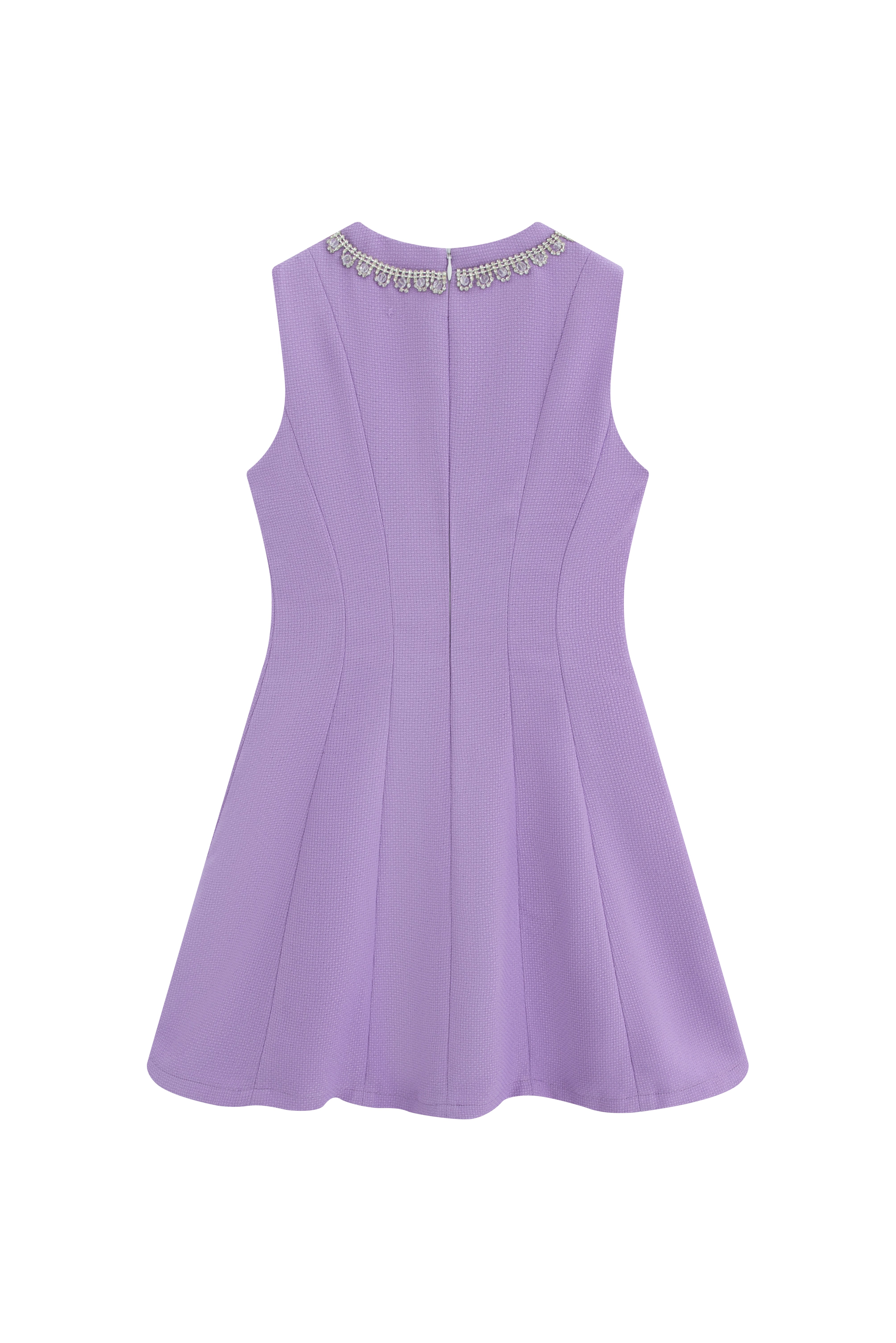 The Romantic Garden Dream Butterfly Purple Fragrance Skirt-Lace Dress