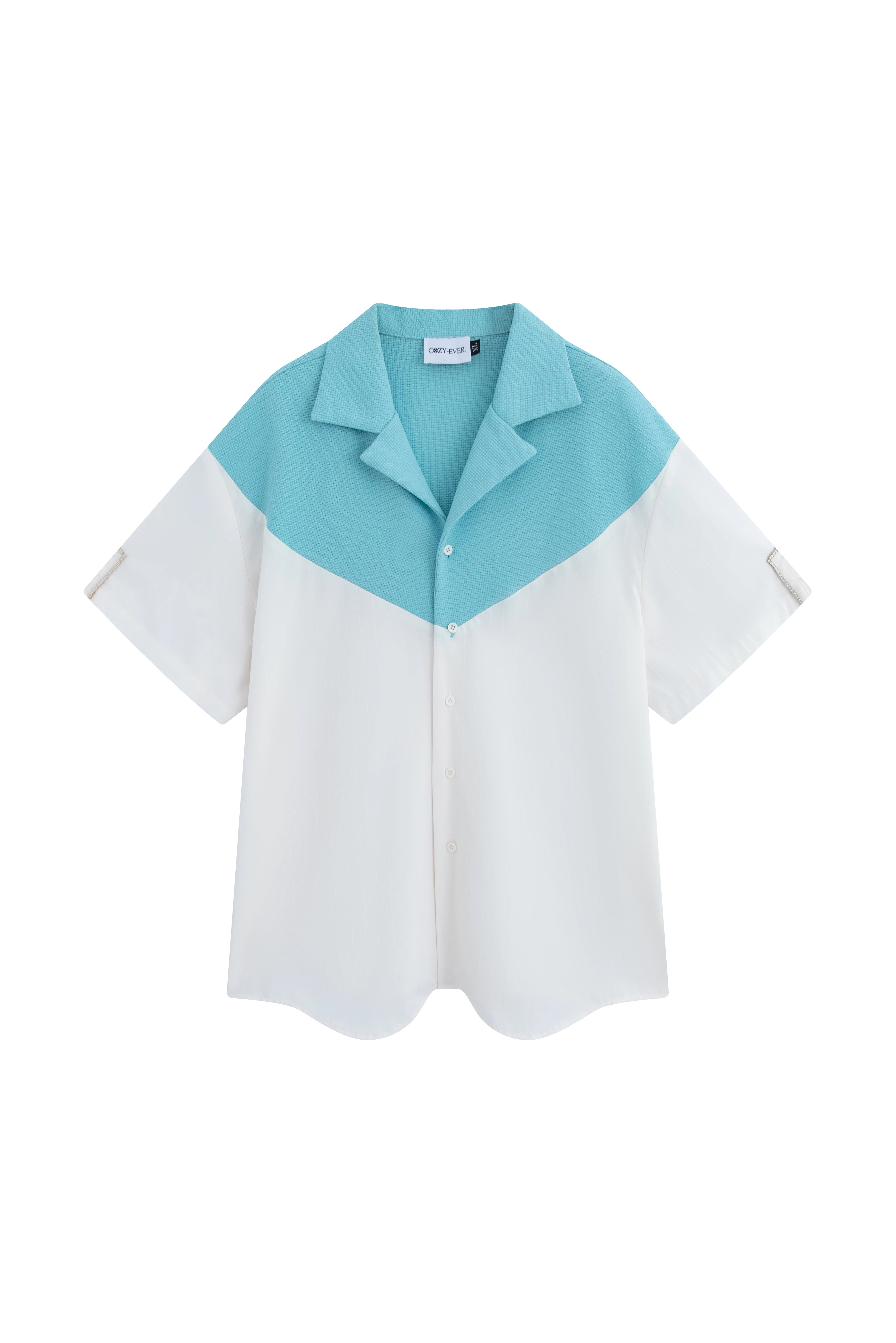 The Romantic Garden Flourishing Blue Diamond-Men's suit